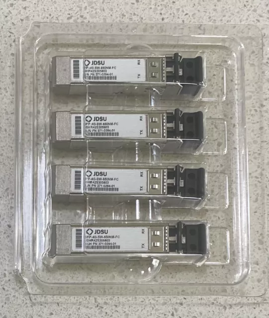 JDSU SFP-4G-SW-850NM-FC SFP 850NM pack of 4