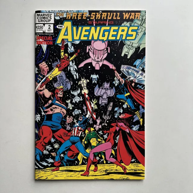 Marvel Comics The Kree-Skrull War Starring the Avengers #2 VF 1983