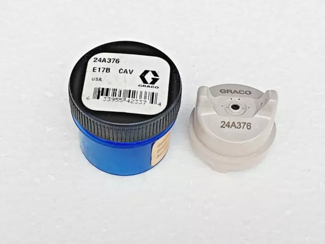 GRACO 24A376 Gray Air Cap for PRO Xs Electrostatic Spray Gun # NEW