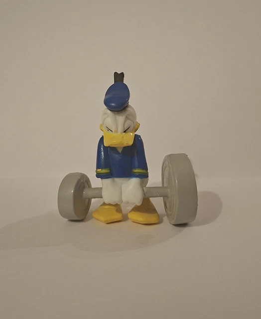 ANCIEN JOUET GRAND Side Car Bois Donald Duck Mickey Picsou Side Car