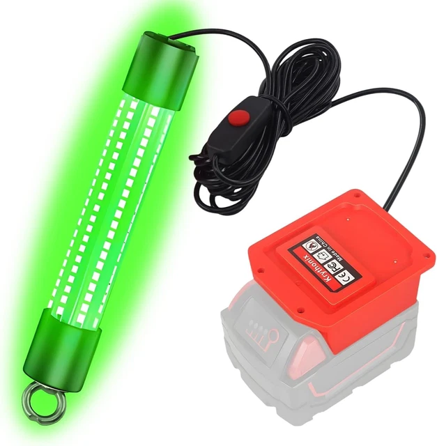 Lampe Brinkmann Q-Beam Pêche Sous-marine - Lumière Fluorescente Verte - Neuve Scellée