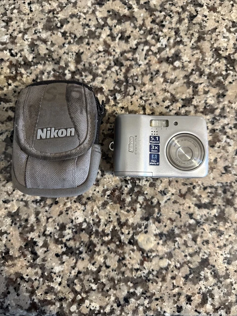 NIKON COOLPIX L3 5.1MP Digital Camera Silver TESTED!/t