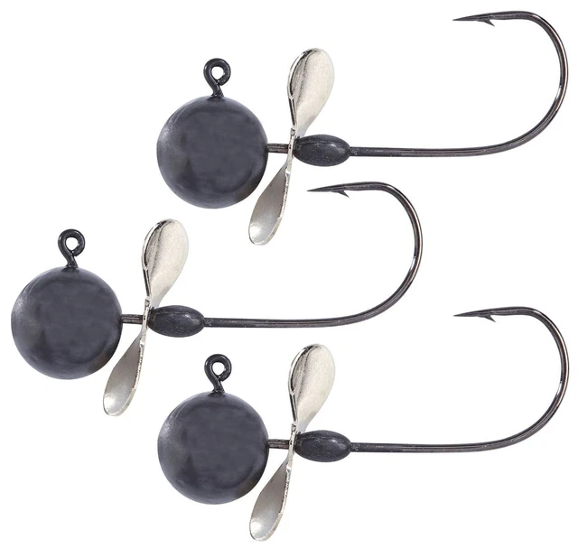 Balzer Shirasu Propeller Jig - 3 Jighaken, Angelhaken, Raubfischhaken, Jigköpfe