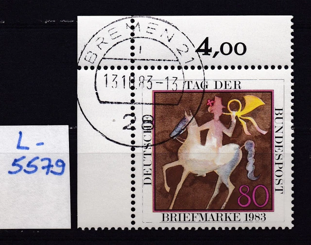 BRD - Mi 1192 - EST Ersttag -  Vollstempel Bremen - Eckrand - Ecke 1 - L5579