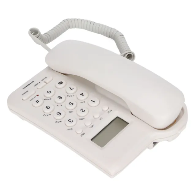 (White)Wall Phone Incoming Call Small Extension Office Phone For Home
