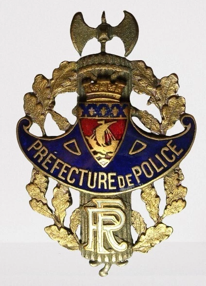 Insigne Original - Prototype Préfecture De Police 1942 - Création F. Reymond (WW2)