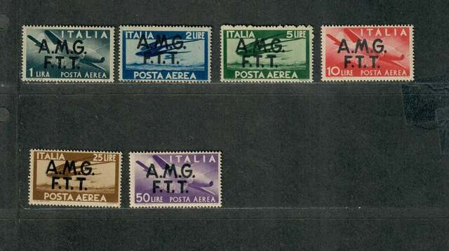 Italy Trieste Sc#c1-c6 M/NH/VF, Cv. $166