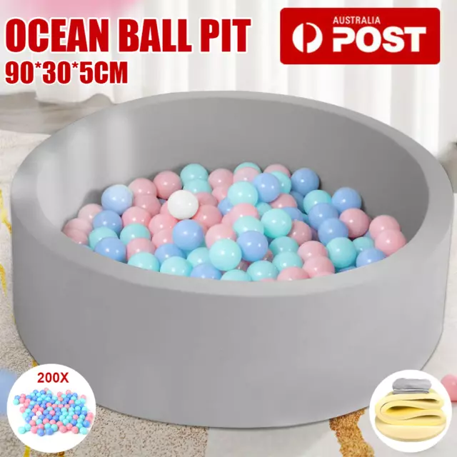 Ocean Balls Ball Pit Kids Baby Play Tent Plastic Soft Toy Colourful Playpen Fun