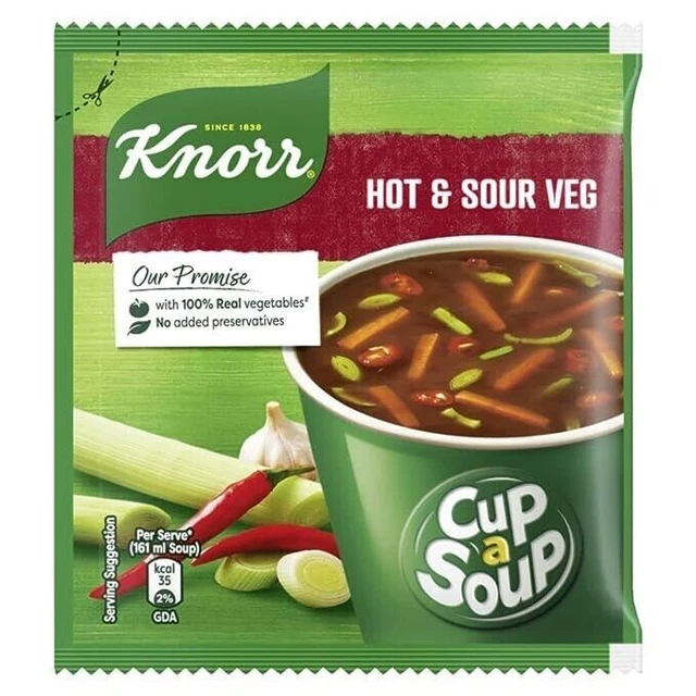 Knorr Hot & Sour Veg confezione da 2x10 g
