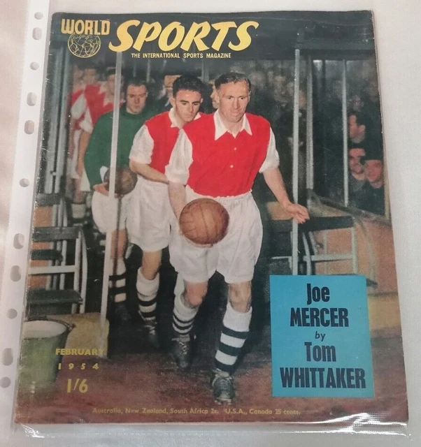 MAGAZINE WORLD Sports Magazine Feb 1954 Joe Mercer By Tom Whittaker £