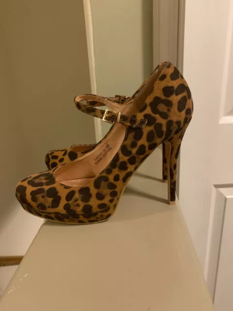 Bella marie leopard shoes cheap