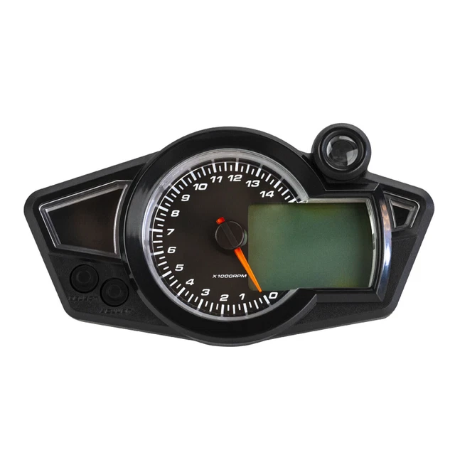 Compteur D'Heures Tft Vibration Sans Fil Lcd Étanche À L'Eau Pour Motocross