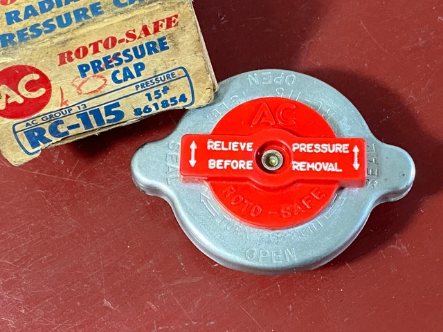 1957 - 1961 Buick Olds Pontiac 1961 Cadillac Rc-115 Radiator Cap Big Ear Nos Gm