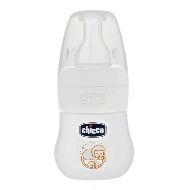 Chicco Mini Micro Biberones 60ml Con Tetilla Silicona