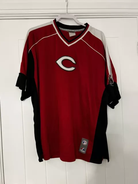 Cincinnati Reds Majestic Large Jersey Tshirt