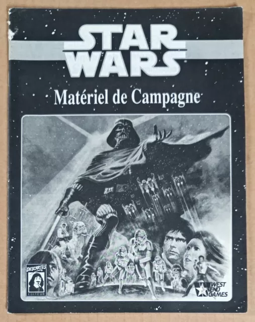 RPG STAR WARS MATERIEL DE CAMPAGNE DESCARTES 1ère édition