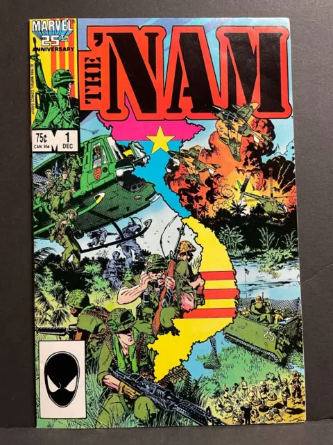 NAM #1 NM-  2nd Print  1986 High Grade Marvel Comic Michael Golden Art