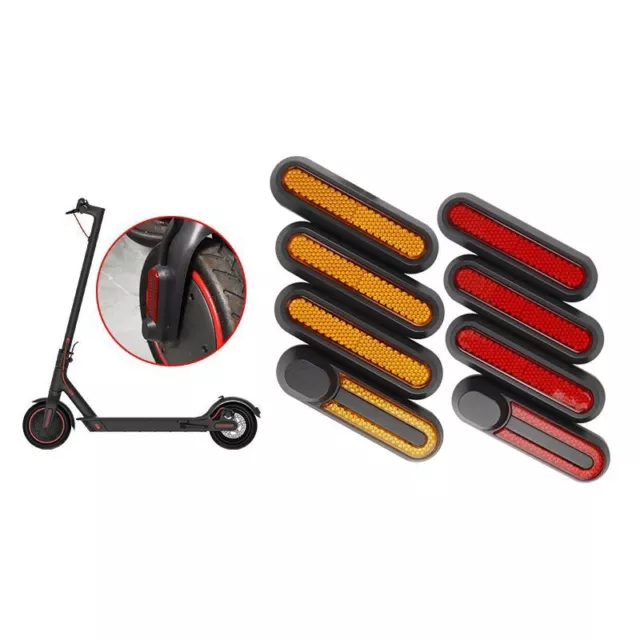 Reflektoren Set E-Scooter Zubehör Reflektorstreifen für Xiaomi M365/ Pro Pro2 1S