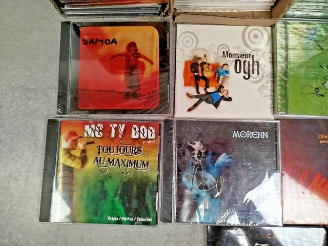 LOT + 100 CD Musique Variété Francaise Bretagne Rock Independant ...