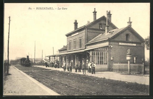 CPA Rosendael, La Gare