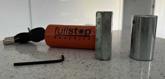 Lila Fullstop Torpedo Ecke stabiles Beinschloss mit 3 Schlüsseln.
