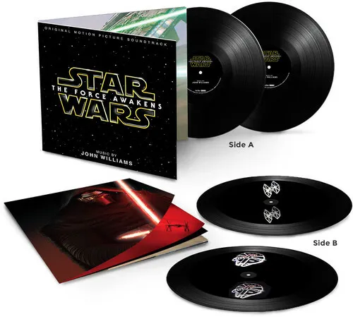 Vinilo holográfico 3D de Star Wars The Force Awakens 2 X LP John Williams