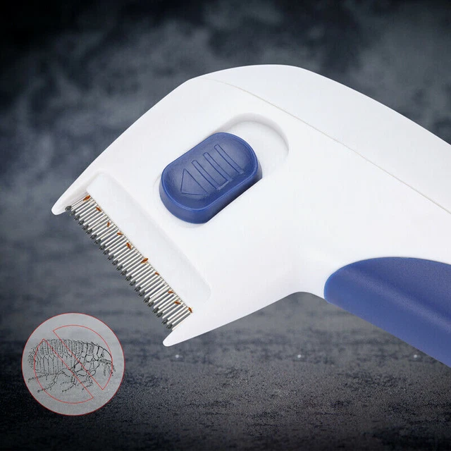 Anti Lice Flea Electric Comb Pet Head Lice Removal Killer Brush Treatment Tool 5