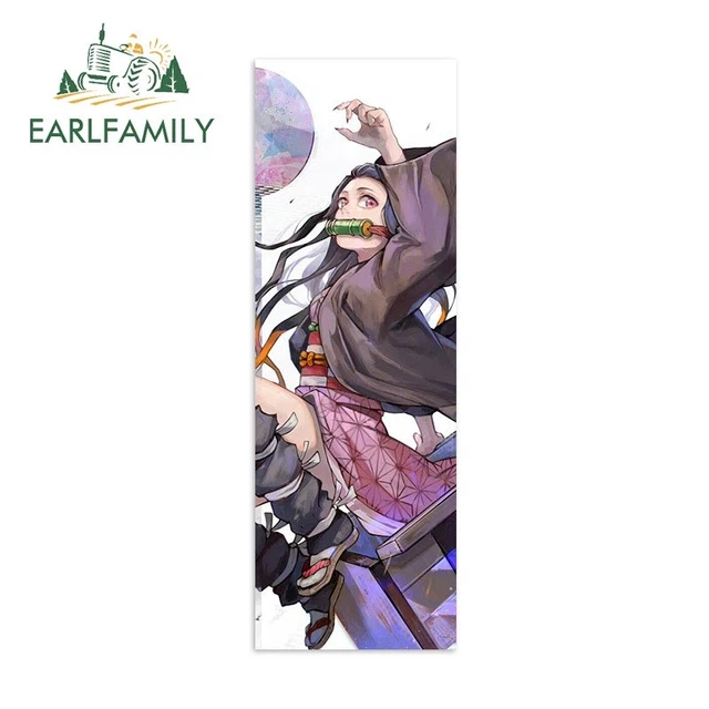 EARLFAMILY 5.1 Kanroji Mitsuri Fanart Car Stickers Anime Demon Slayer  Decals