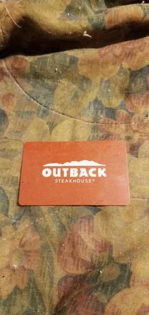OUTBACK STEAKHOUSE * Used Collectible Gift Card No Value * SV1504114 £1 ...