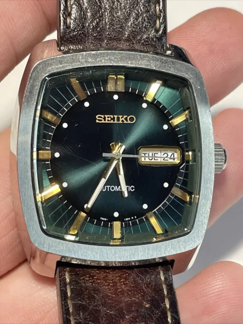 Seiko Recraft Series SNKP25 Green Dial Men's Automatic Watch 7S26-04V0 RARE!!!!!