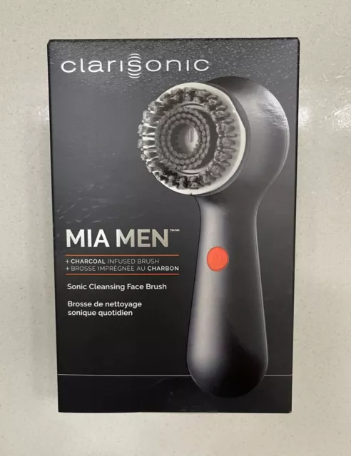 Clarisonic Mia Men Charcoal Infused Brush Head Sonic Cleansing Facial Brush Head