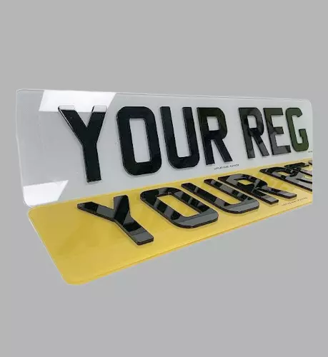 Novelty Registration Showplates for Cars - NOT FOR ROAD USE - Next Day Delivery