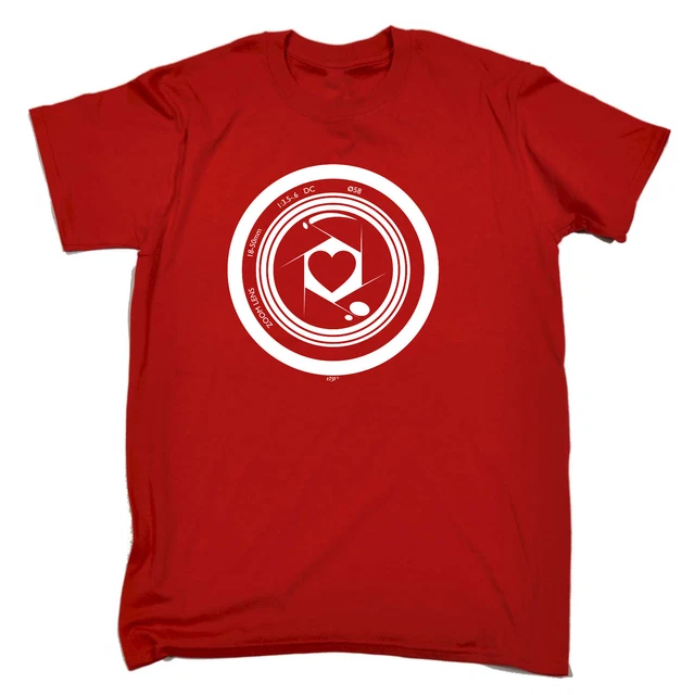 Photography Heart - Mens Funny Novelty Tee Top Gift T Shirt T-Shirt Tshirts