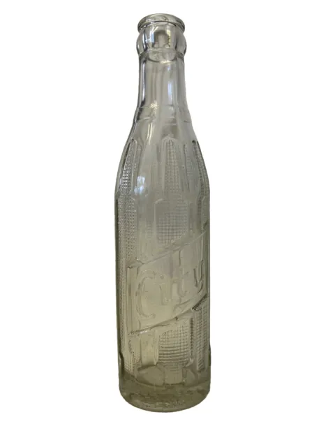 Vintage City Bottling Co ACL Embossed 7 oz Soda Bottle Duluth MN