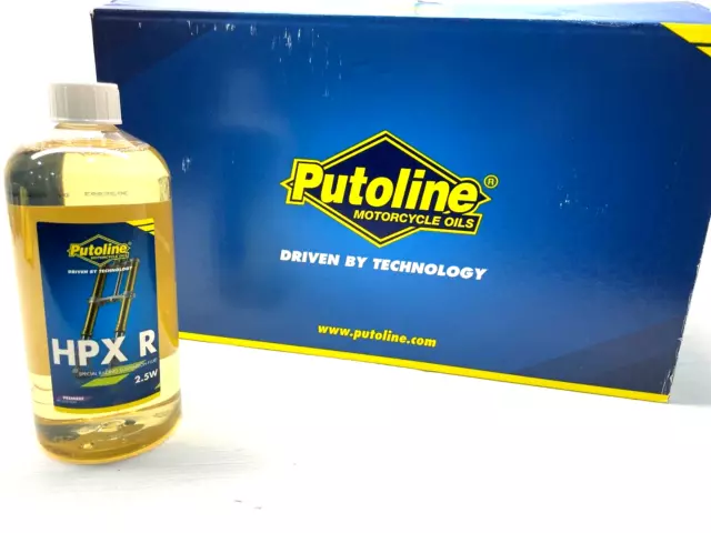Putoline HPX R 2.5 W Premier Synthetic Motorcycle Motorbike MX Fork Oil - 1L