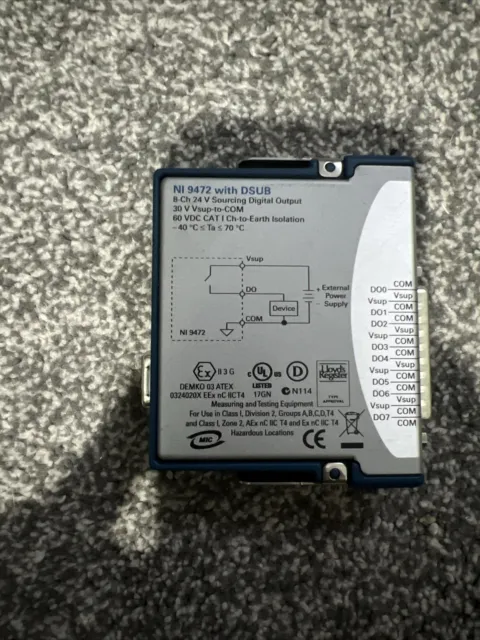 National Instruments 9472 with dsub