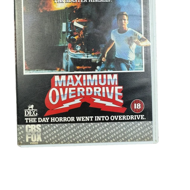 Maximum Overdrive 1986 Horror Movie T Shirt Black Maximum Overdrive 1986 Horror Movie T Shirt Black