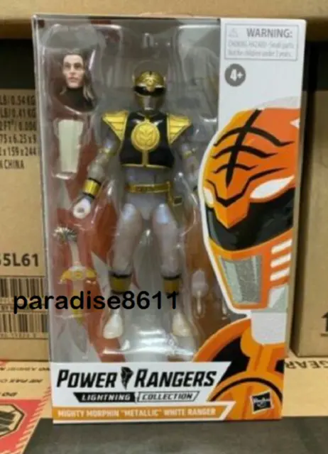 Power Rangers Lightning Collection Mighty Morphin METALLIC White Ranger