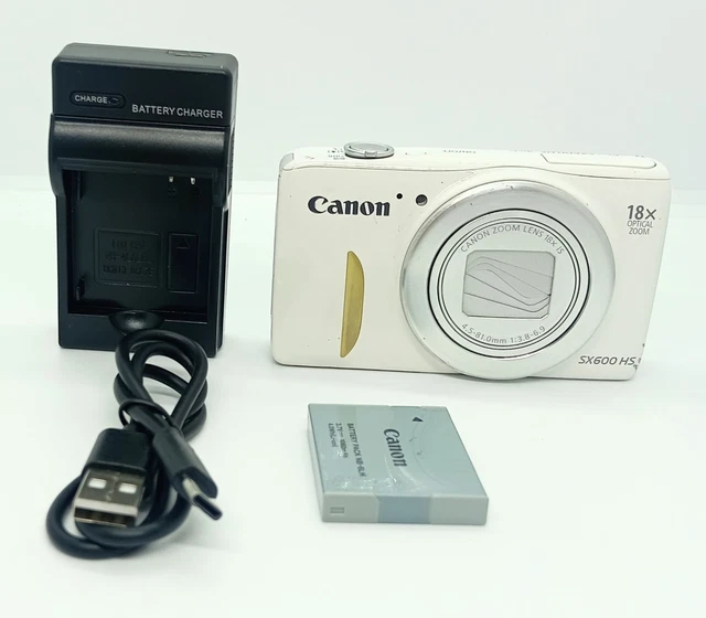 EXC+++++/CARGADOR] CANON POWER Shot SX600 HS 16mp 18x zoom óptico