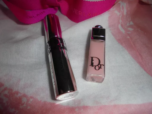 DIOR SET Addict Mini Lip Maximizer 2ml Pink 001 + Diorshow Mini Mascara 4g NEU