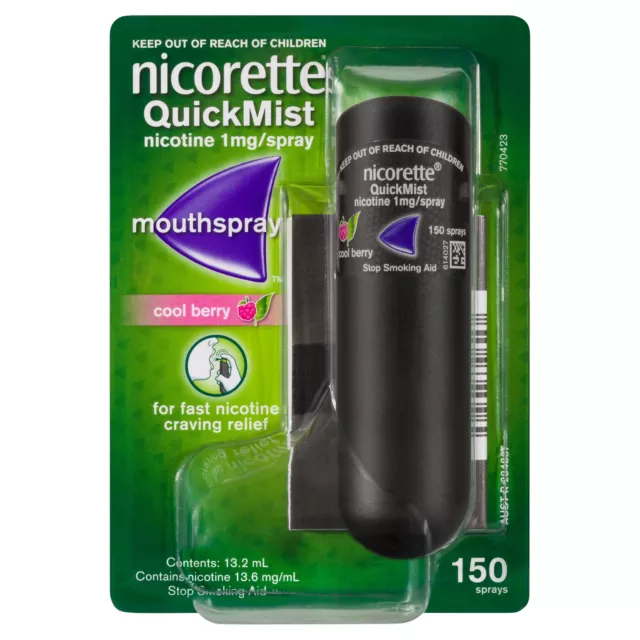 Nicorette Quick Mist Berry Spray 13.2Ml