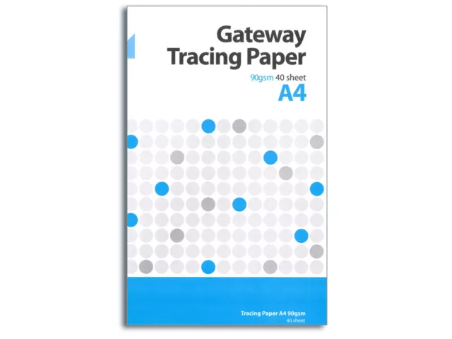 Gateway Natural Tracing Paper A4 Pad 40 Sheets 90gsm