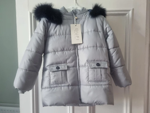 BNWT BUFI COAT Grey Age 3 100 Cm NEW 65.00 PicClick UK