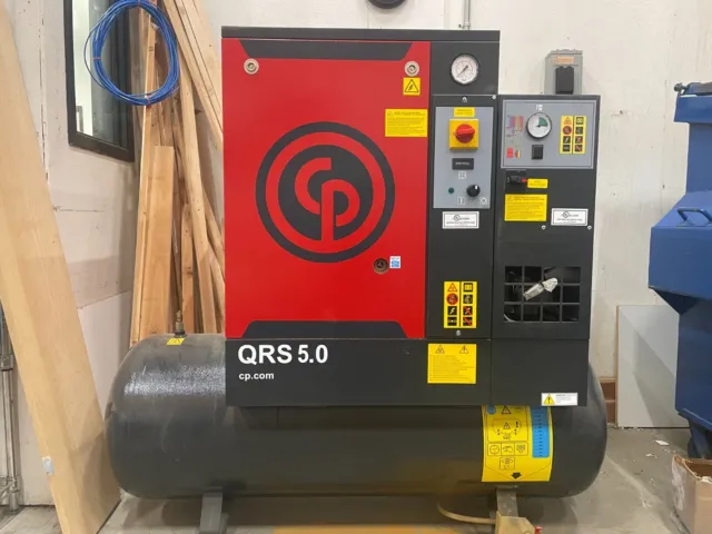 Chicago Pneumatic QRS 5.0 hp Rotary Screw Air Compressor