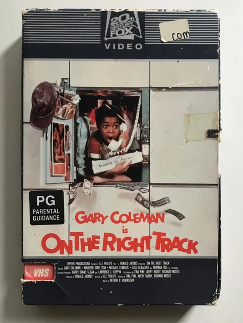 ON THE RIGHT Track VHS Fox Drawer Box Gary Coleman 1981 Comedy RARE ...