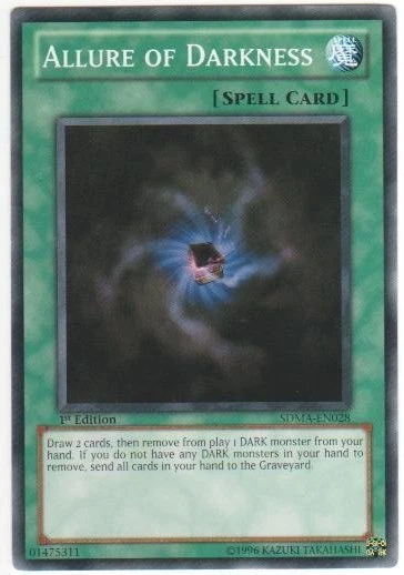 1x (P) Allure of Darkness - SDMA-EN028 - Common - 1st Edition  YuGiOh