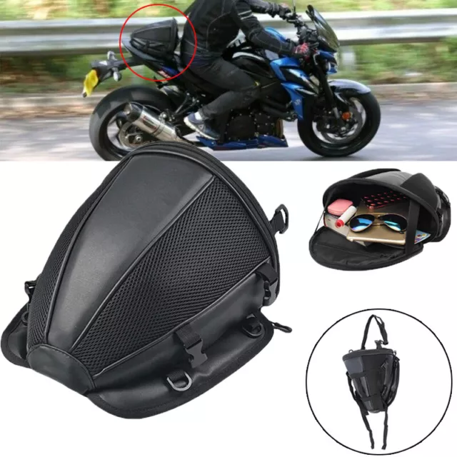 Multifonctionnel Moto Sacoche de Selle Sac À Dos Réservoir Arrière Scooter Vélo