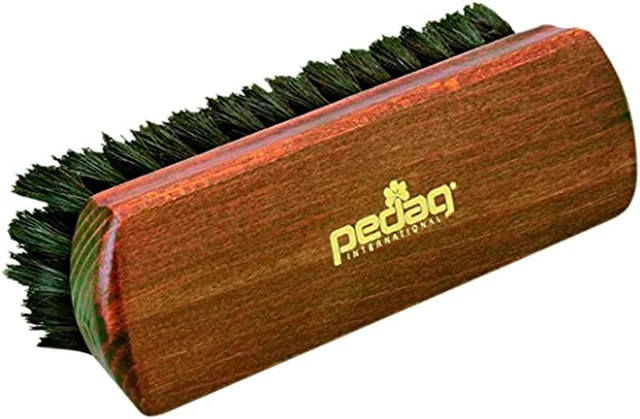 Pedag Horse Hair Shoe Shining Brush (White Bristles)