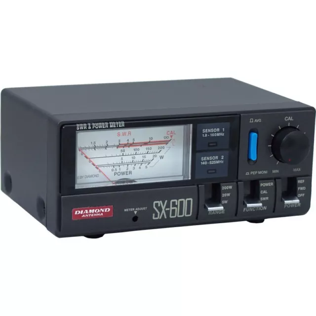 Diamond SX-600 - Rosmetro/Wattmetro 1.8-525 MHz - 5/20/200 Watt