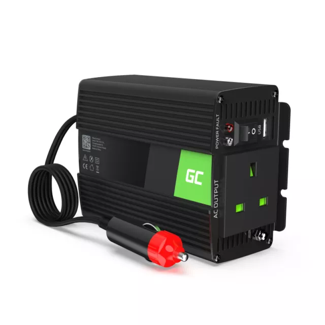 Green Cell® 150W/300W 12V to 230V Modified Sine Wave Power Inverter